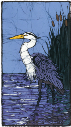 Blue batik
                                                                            &copy Toni Spencer